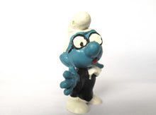 Brainy Smurf Gown Toga Judge, Schleich, Peyo, Pvc figurine.