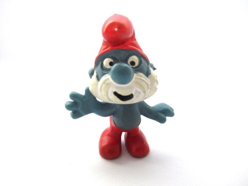 Papa smurf, Schleich, Peyo, Pvc figurine. – UpperDutch