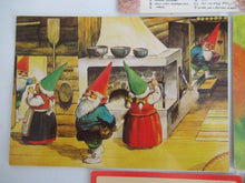 UpperDutch:Gnomes,Set of 5 Postcards / Cards Rien Poortvliet, David the Gnome.