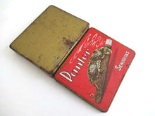 UpperDutch:Tin,Panter Senoritas. Dutch cigar tin. Collectible advertising, cigar tin.