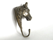 UpperDutch:,Horse Coat Hook, Horse, Solid Brass Horse Head Wall hook, Coat hooks, Hanger, horse head.