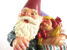 UpperDutch:Gnome,Gnome Couple on a Couch, Love, Gnome statue, Garden  gnomes.