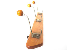 UpperDutch:Wall hook,Vintage Coat Rack metal hooks with wooden knobs.