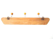 UpperDutch:Wall hook,Vintage Coat Rack metal hooks with wooden knobs.