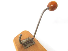 UpperDutch:Wall hook,Vintage Coat Rack metal hooks with wooden knobs.