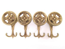 UpperDutch:Wall hook,Vintage Victorian style coat hooks, set of 4 wall hooks.