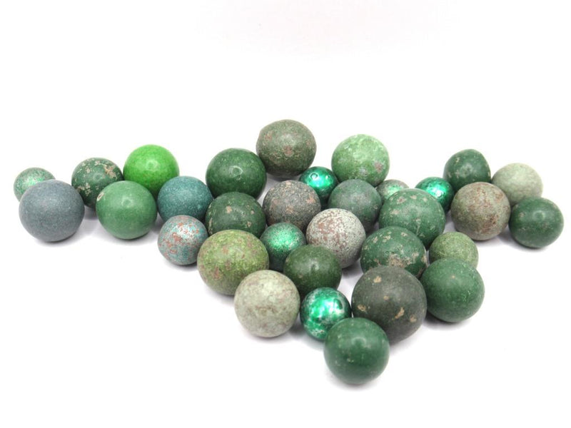 Antique and Vintage Marbles in Blue Green Coastal Colors, Set of 100 – Rush  Creek Vintage