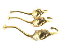 UpperDutch:,Set of 3 Lion hooks Solid Brass Lion Head Wall hook - Coat hooks. Decorative animal storage solution, coat hangers.