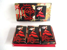 UpperDutch:,Maja Myrurgia giftbox with 3 Soap bars Collectible Vintage Soap Maja