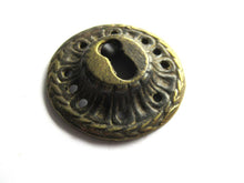 Vintage Solid Brass Keyhole cover.