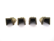 Set of 4 Brass Lion Paws, Solid Brass Claws / Feet, Cabinet Hardware, Foot.