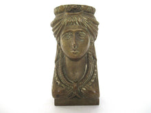 Antique Empire Ornament, solid bronze female furniture embellishment. Ornate ornamental furniture mount. #7DCGC8K11