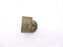 Antique small brass Feet, Cabinet Hardware, Pediment Feet.