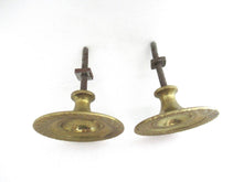 Set of 2 Antique brass Drawer knobs, Cabinet pull. Brass cabinet hardware.