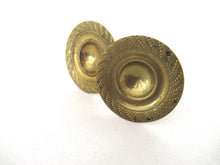 Set of 2 Antique brass Drawer knobs, Cabinet pull. Brass cabinet hardware.