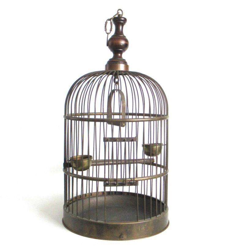 Antique Brass Birdcage, 24 INCH Solid Brass Birdcage. – UpperDutch
