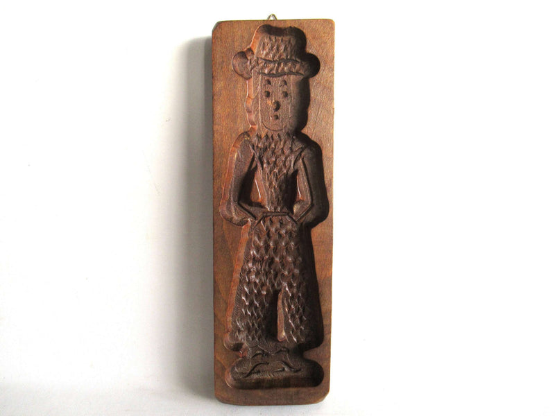 Wood Butter Mold - Folk Art