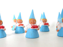 UpperDutch:,1 (ONE) Gnome figurine, Gnome after a design by Rien Poortvliet, Brb Gnome, Lisa the Gnome. Serving tea. Tea gift.