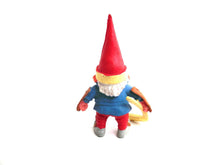 UpperDutch:Gnomes,1 (ONE) Gnome figurine, Gnome after a design by Rien Poortvliet, Brb Gnome, David the Gnome, gnome playing hockey.