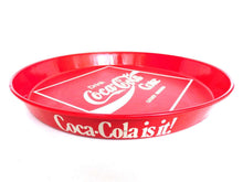 UpperDutch:,Coca Cola Tray, Coca Cola Coke. Metal Tray, Coca Cola Collectible, Coca Cola, red retro kitchen, 80's, Coca Cola is it! .