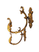 UpperDutch:Hooks and Hardware,Curtain Tie backs, A pair of Antique Ormolu Curtain Hold Backs - Curtain Tie Backs, Victorian Style, Curtain hook.