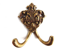 UpperDutch:Hooks and Hardware,Small Wall hook, Antique Coat hook, Towel hook, Kitchen hook, Solid brass.