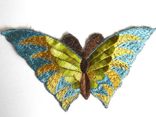 UpperDutch:Sewing Supplies,Authentic Antique Collectible Butterfly applique 1930s  embroidered applique. Vintage patch, Applique, Crazy quilt.