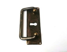 UpperDutch:Hooks and Hardware,Authentic Brass Antique Keyhole cover / Drawer Handle / Old Key Hole Plate / Escutcheon / Drop pull