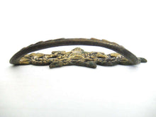 UpperDutch:Pull,Drawer Handle with cherub, Antique Ornate drawer handle, Escutcheon, Floral Brass Drawer handle, Furniture Applique.